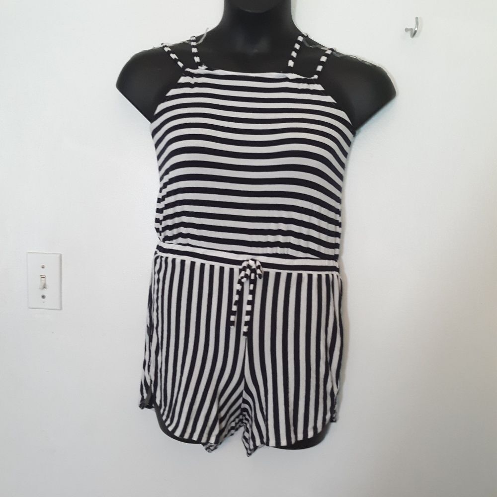 Copper Key striped romper